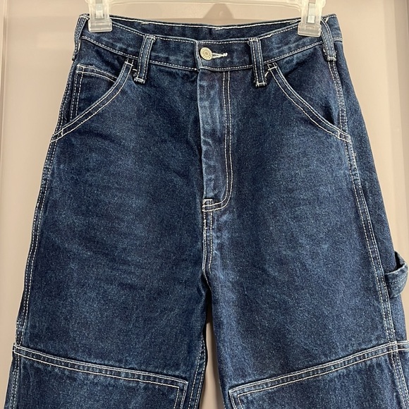 Brandy Melville Ariana Painter Cargo Jeans Small Carpenter Straight Leg - Picture 7 of 9